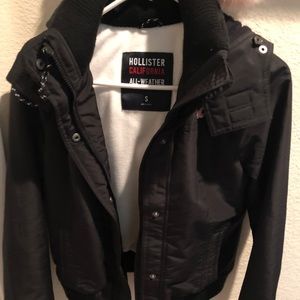 Black jacket hollister
